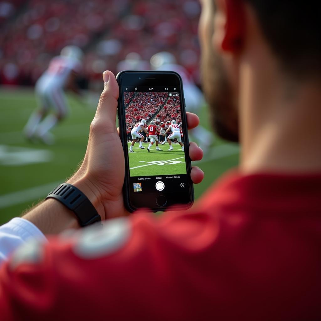 Streaming Buckeyes Football on Mobile Device