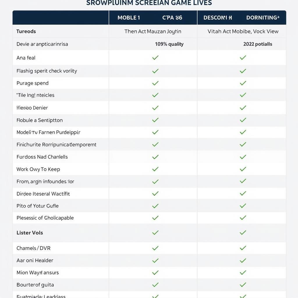 Texans Live Stream Comparison Chart