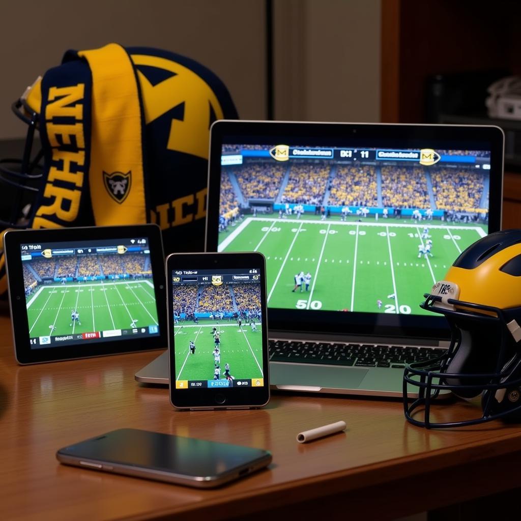 U of M Football Live Stream Options