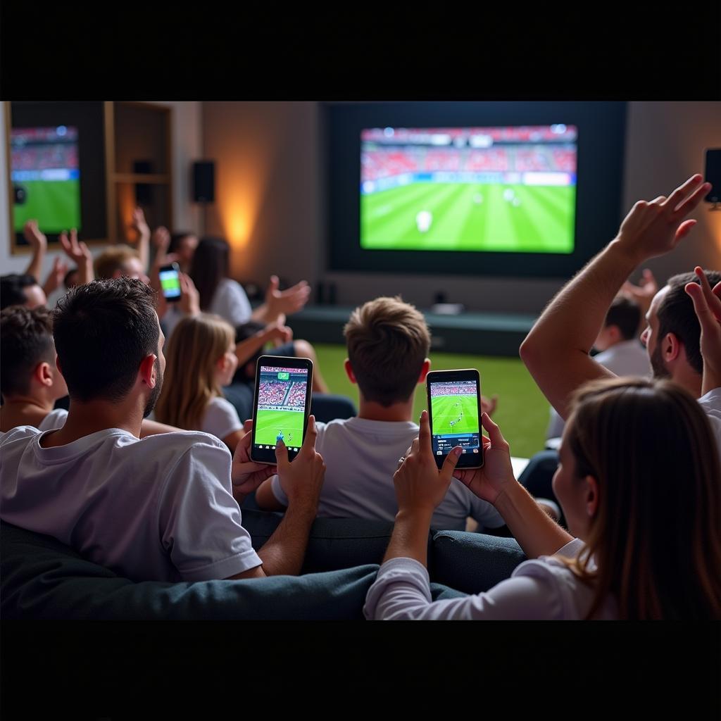 UAE Football Live Streaming: Fans Watching a Match