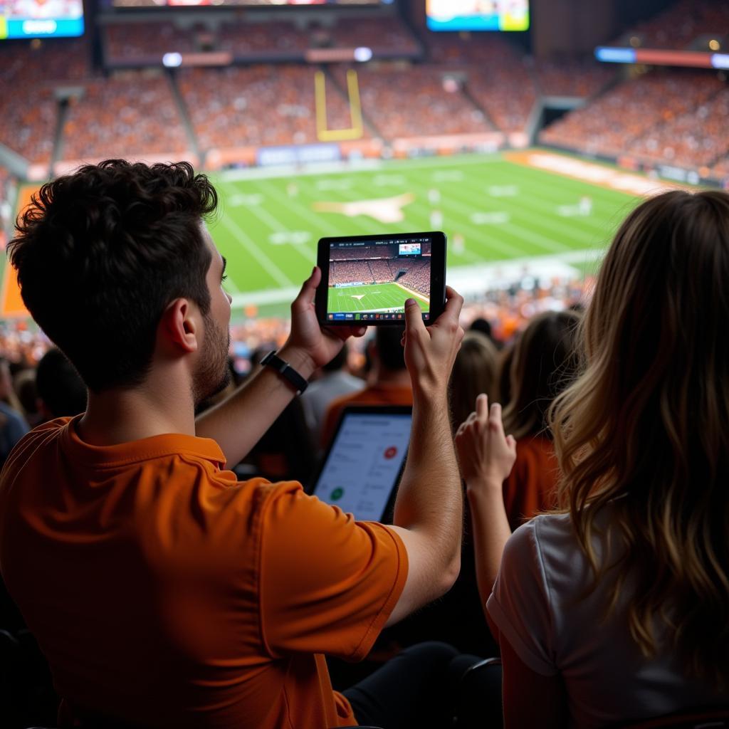 UT Football Live Score Engagement