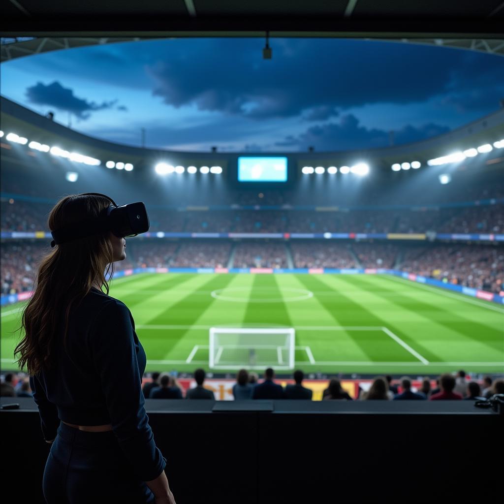 Experiencing Live Football in Virtual Reality