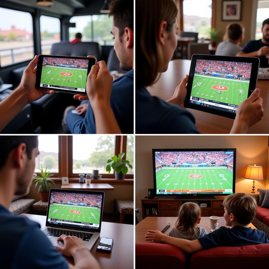 Watching Auburn Football on Different Devices