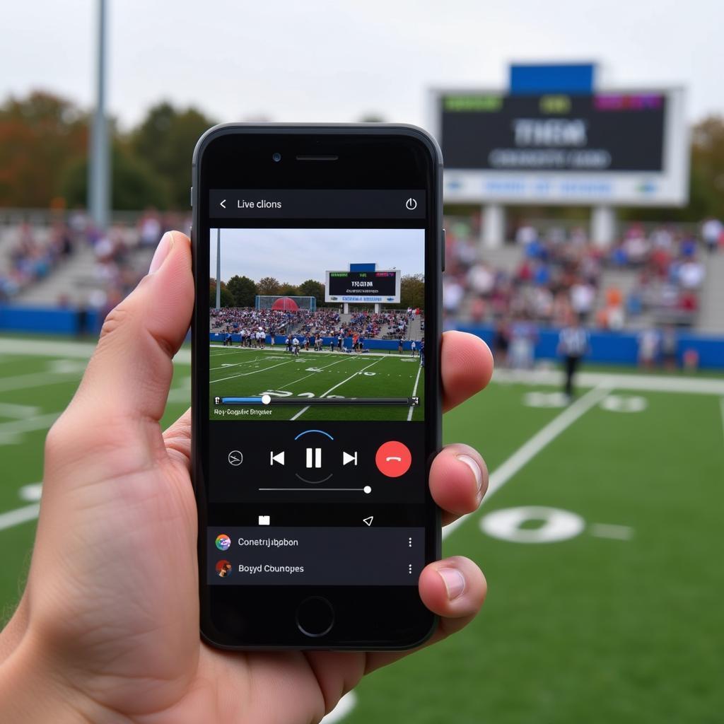 Watching Boyd County Football Live Stream on Phone