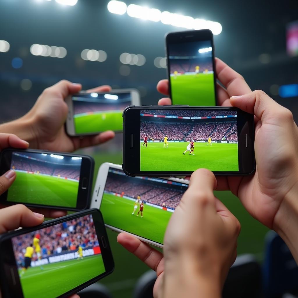 Streaming Live Football on a Phone