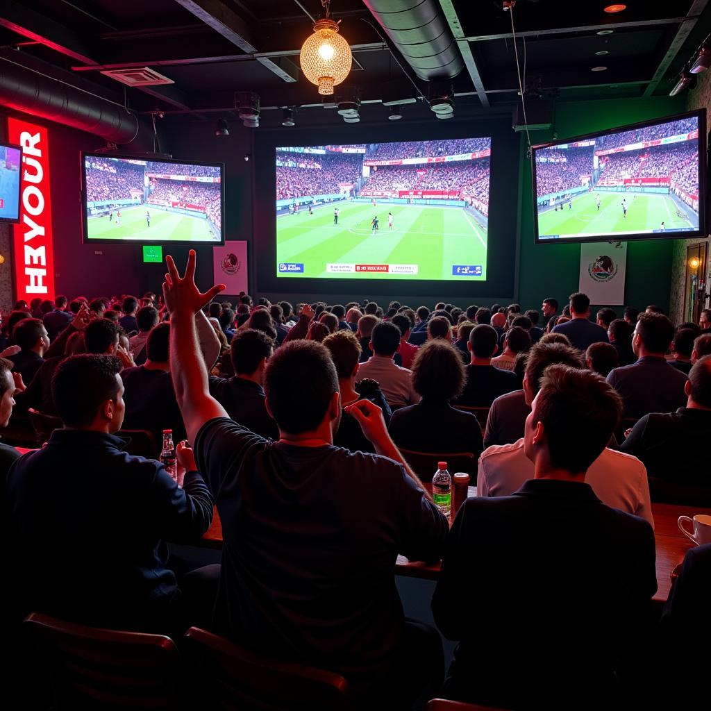 Watching Mexico Football Live in a Sports Bar