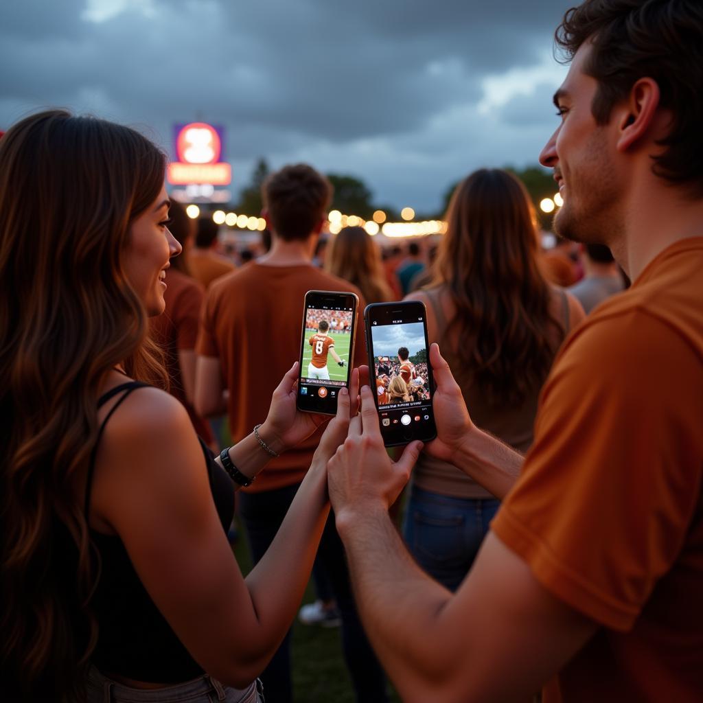 Watching Texas Longhorn Football on Mobile