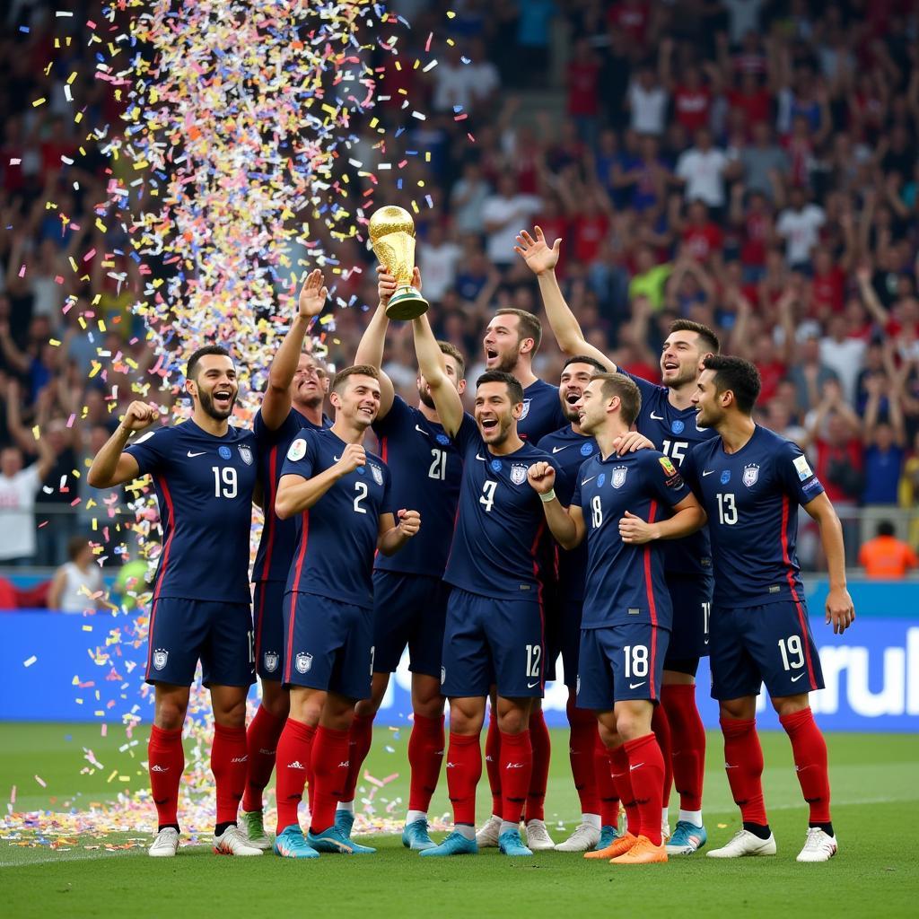 France Winning World Cup 2018